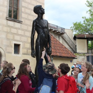 Boy With Golden Penis - Prague Castle